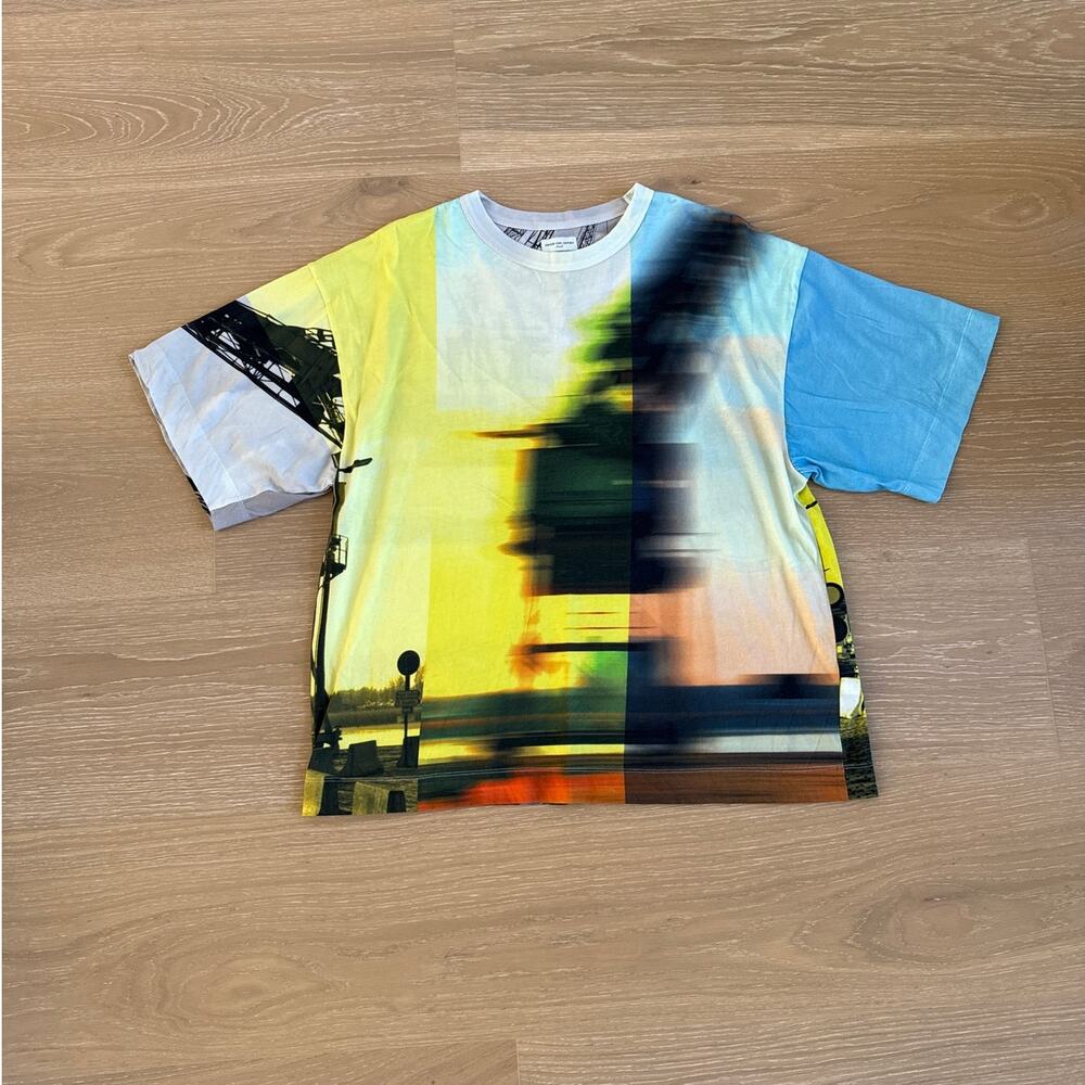 Dries Van Noten Graphic T-shirt  Abstract Size S Multicolor